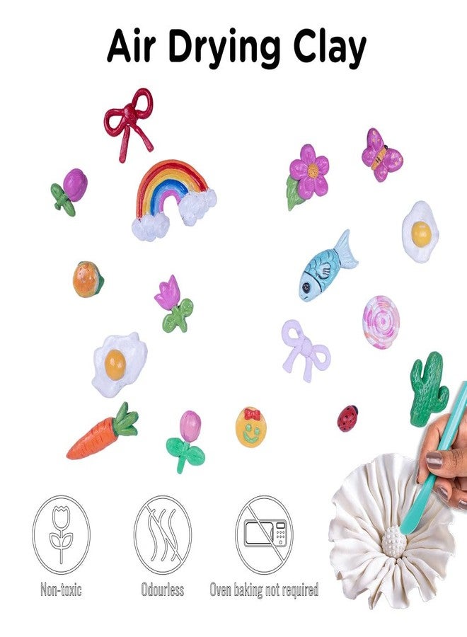 itsy-bitsy Itsy Bitsy Air Hardening Modelling Clay White 100g - Non-Toxic, Easy to Shape | DIY Crafts, Sculpting, Moulding & Art Projects | No Baking Required - Image 2